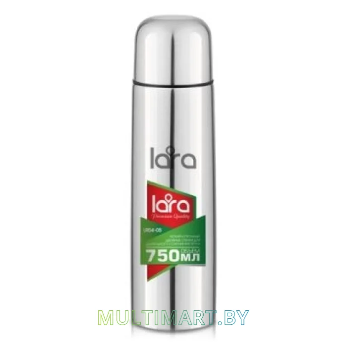 Термос Lara LR04-05 0.75 л (серебристый)